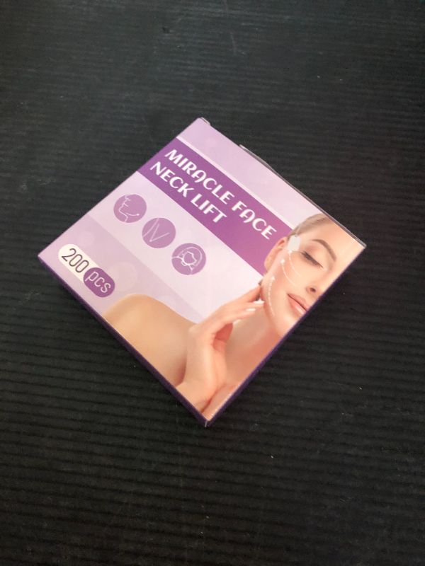 Photo 1 of MUOCOBU Face Lift Tape 200PCS Bands Instant Facelift Tape for Wrinkles, Double Chin, and Sagging Skin Waterproof & Transparent Lifting Tapes with Elastic Bands (200PCS)