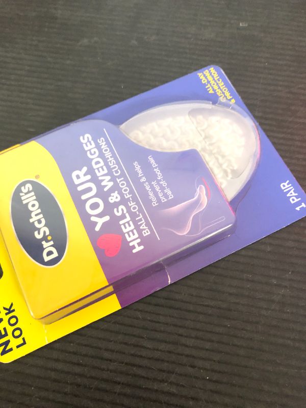 Photo 1 of Dr. Scholl's Love Your Heels & Wedges Ball of Foot Cushions for Women, 1 Pair, Metatarsal Pads Women - All-Day Comfort for High Heels - Relieve & Prevent Shoe Discomfort, No Sliding Stopper Pads