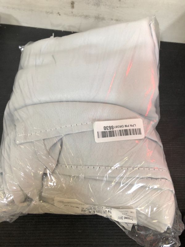 Photo 1 of NICETOWN White 100% Blackout Lined Curtains, 2 Thick Layers Completely Blackout Window Treatment Thermal Insulated Drapes for Kitchen/Bedroom (1 Pair, 52 inches Width x 63 inches Length Each Panel)