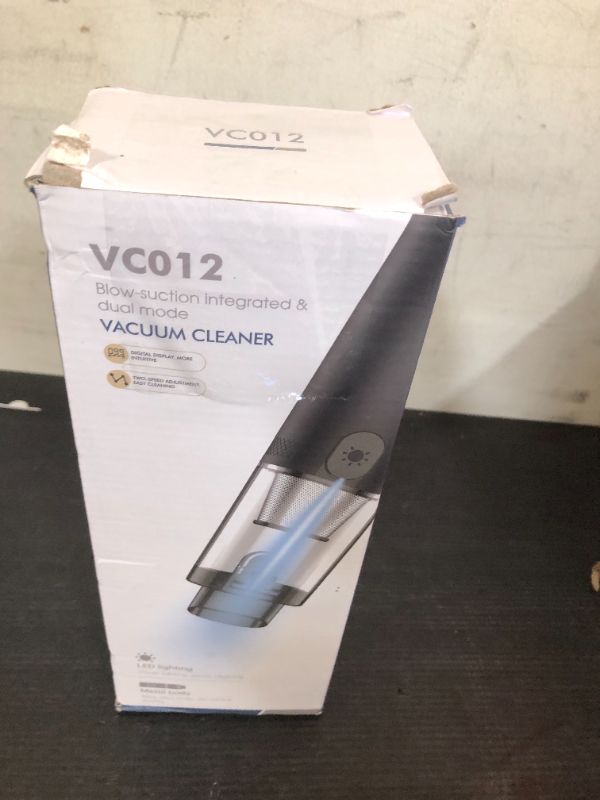 Photo 1 of Handheld Vacuum Cordless, 13000PA High Power Car Vacuum Cleaner, Brushless Motor, One-touch Empty, Lightweight & Portable at 1.19 lbs, 2-in-1 Hand Held Vac with Air Blower for Car Home Office Pet Hair