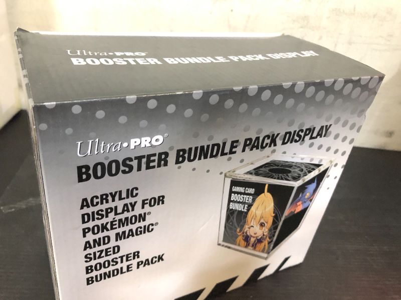 Photo 1 of Ultra PRO - Acrylic Display Box for Pokémon and Magic Sized Booster Bundle Pack - Protect Your Collectible Cards, and Gaming Cards in Original in Box Condition (3.62" W x 6.83" D x 7.56" L)