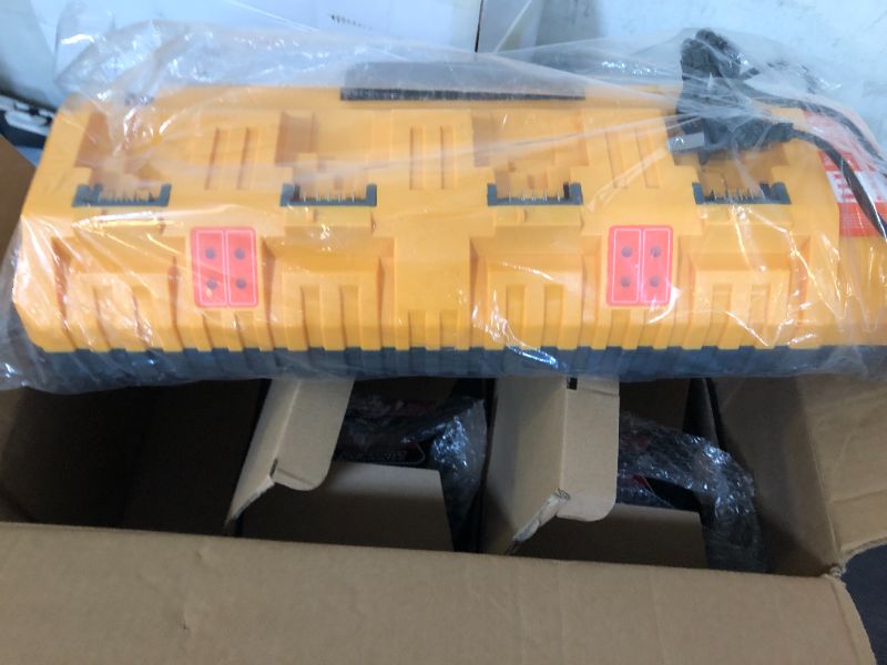 Photo 1 of 6.0Ah Replacement for Dewalt 20V Battery 4Pack 20v Max Battery with DCB104 Battery Charger Station for DCB201 DCB204 DCB206