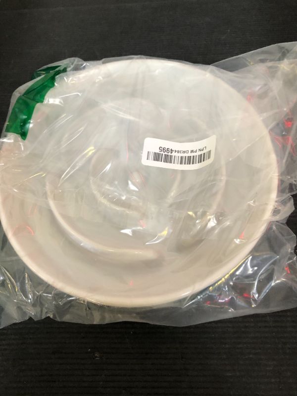Photo 1 of Elevated Slow Feeder Dog Bowl - Ceramic Food Dish   8.8 inch