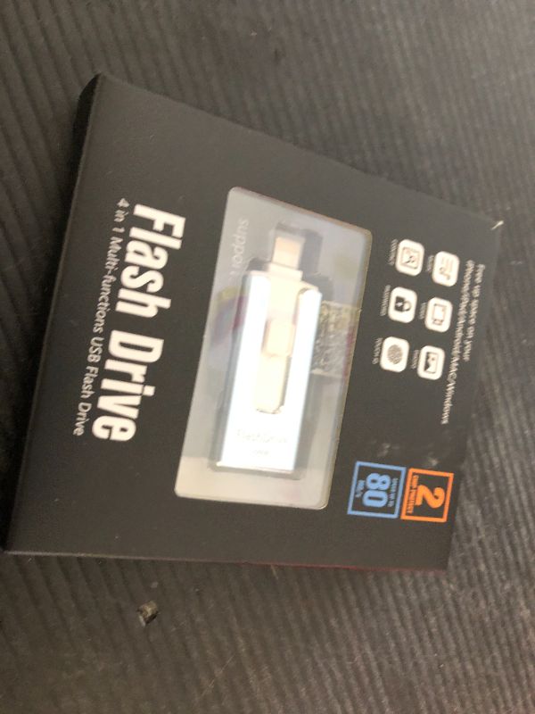 Photo 1 of 256GB USB Flash Drive for Phone and Pad, Photo Stick High Speed External USB Thumb Drives Photo Storage Memory Stick for Save More Photos and Videos (Blue, 256GB)