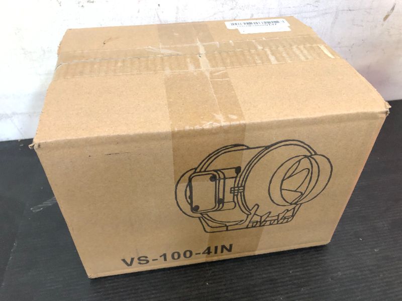 Photo 1 of Voltset 4 Inch Inline Exhaust Fan, 280 CFM High Efficiency Air Fan for Duct Vent Bathroom, Kitchen, Grow Tent, Hydroponics, 3D Printer