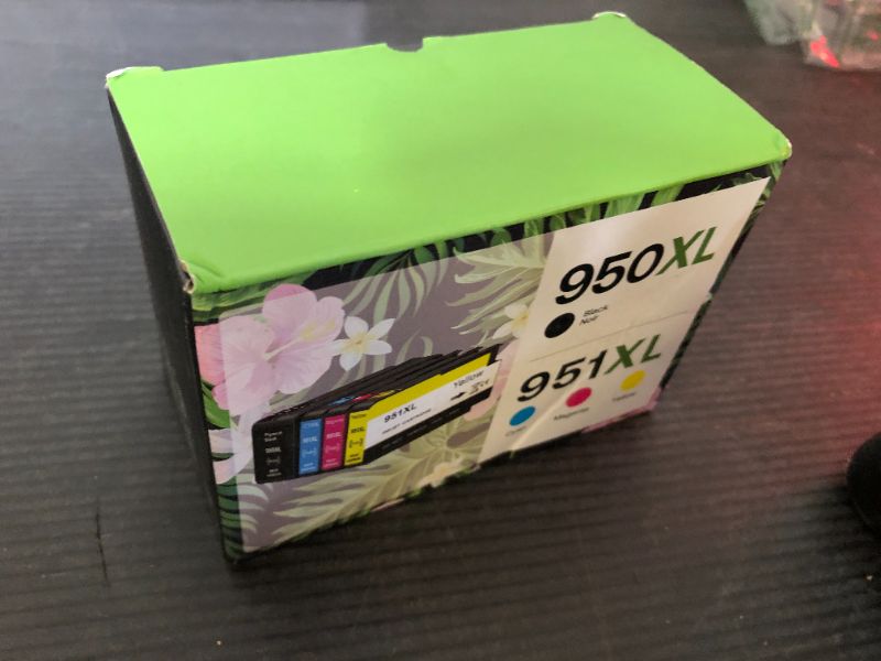 Photo 1 of DAM aila Compatible 950XL 951XL Ink Cartridge Replacement for HP OfficeJet Pro 8600 8610 8620 8100 8630 8660 8640 8615 76DW 251DW, Black, Cyan, Magenta, Yellow, 4-Pack