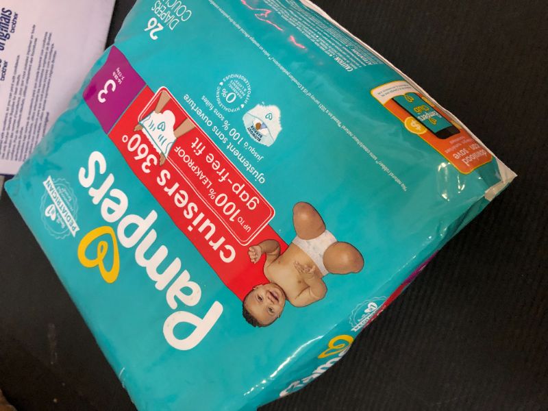 Photo 1 of Pampers Cruisers 360 Diapers - Size 3, 26 Count, Pull-On Disposable Baby Diapers, Gap-Free Fit