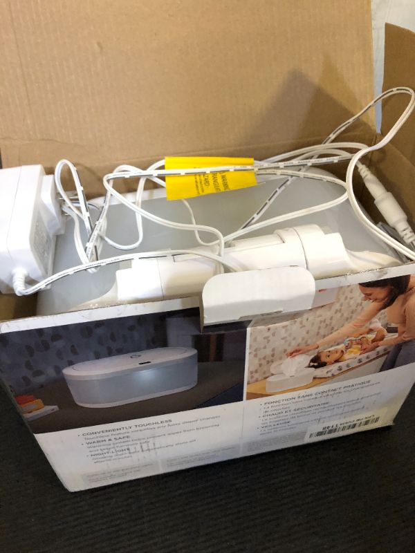Photo 1 of Munchkin Touch Free Baby Wipe Warmer with Nightlight & Motion Sensor, White