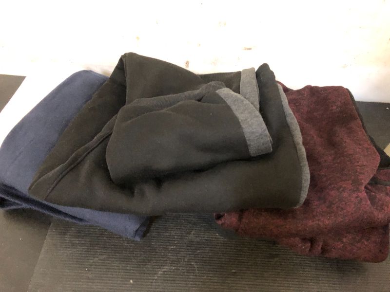 Photo 1 of  Mens Joggers Sweatpants Fleece Pants XL, Pack of 3