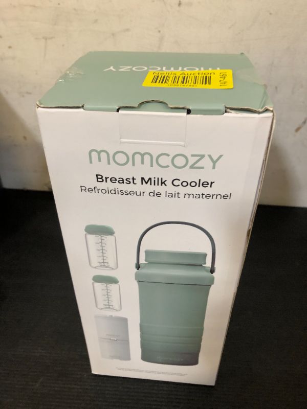 Photo 1 of Momcozy 22oz Portable Breast Milk Cooler for Outdoor, Life Saver with 360° Total Cooling for 24 Hours, Larger Capacity Travel Breastmilk Chiller with 2pcs Baby Bottles for Breastmilk Storage, Green