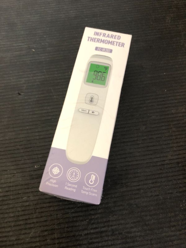 Photo 1 of No-Touch Thermometer for Adults and Kids, Accurate Digital Baby Thermometer, FSA HSA Eligible, Fever Alarm & Silent Mode, 2 in 1 Forehead & Object Mode