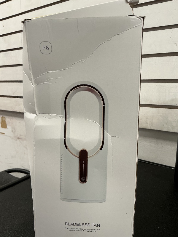 Photo 1 of KONSIDEN Desk Fan Bladeless, 11.8 Inch Office Fan Small, Quiet, 3 Speed Adjustment, Touch Control, Easy to Clean, Desk Fans Small Quiet, Ideal for Office, Living Room, Bedroom