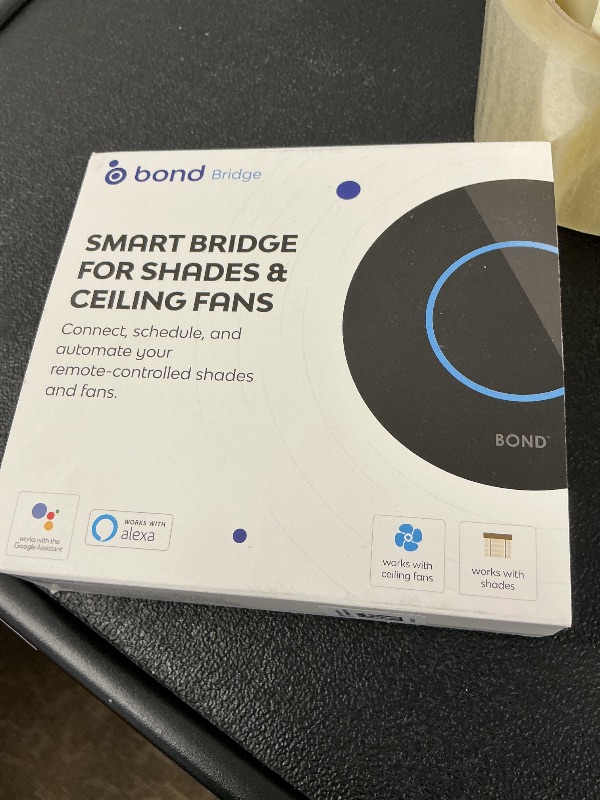 Photo 1 of BOND | Add Wifi to Ceiling Fan, Fireplace or Motorized shades | Works with Alexa, Google Home | Remote Control with App | Works with iPhone or Android
