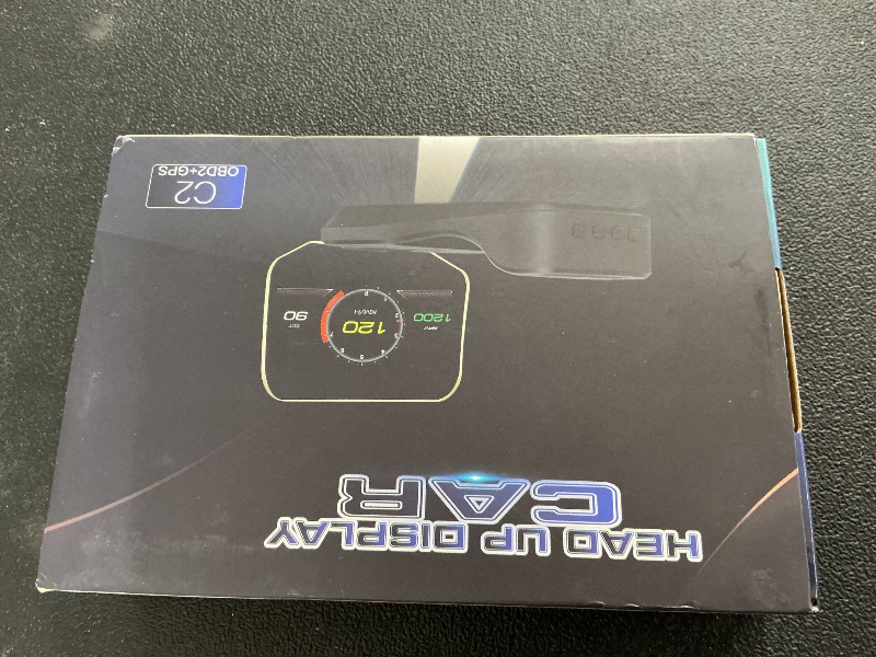 Photo 1 of Liiiyuan Head Up Display for C2, Obd2 Display with RPM/Fuel Consumption/Water Temperature/Over-Speed Alarm, GPS Speedometer for Car, Suitable for All Cars