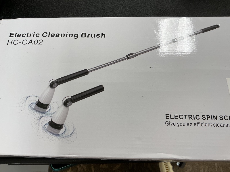Photo 1 of Electric Spin Scrubber, Power Shower Floor Scrubber, Electric Scrubber for Cleaning, Spin Scrub Shower Cleaner Brush, Cleaning Tools for Bathroom, Tub, Floor, Kitchen