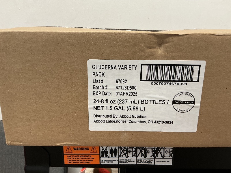 Photo 1 of Glucerna, Diabetes Nutritional Shake, To Help Manage Blood Sugar, Rich Chocolate & Homemade Vanilla, 8 fl oz (Pack of 24)