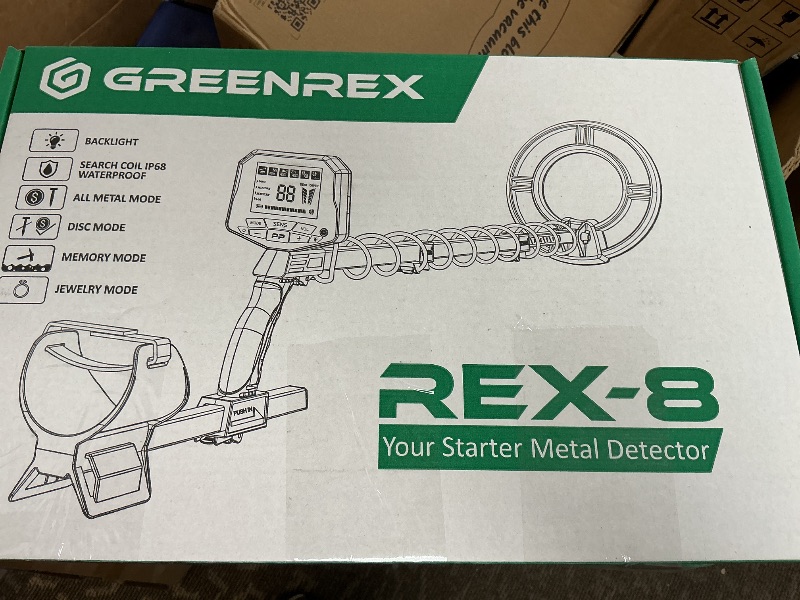 Photo 1 of GreenRex Metal Detector for Adults Professional, Waterproof Pinpoint, High Accuracy Gold and Silver Detection, Underwater and Beach Use, 10'' IP68 Coil, Bigger LCD, New Advanced DSP Chip