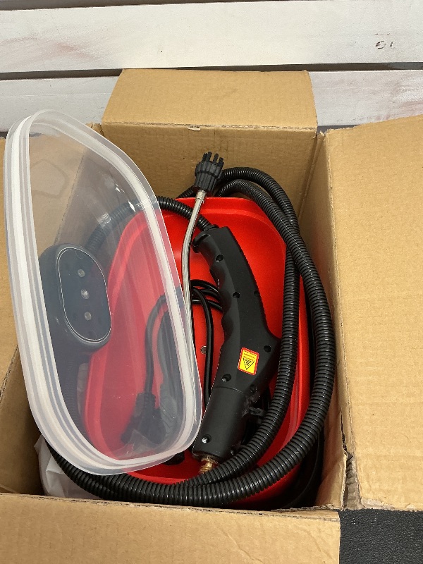 Photo 1 of Flgocexs Handheld Steam Cleaner,2500W High Temperature High Pressure Steam Cleaner with 3 Brush Heads, Portable Steam Cleaner with 1.5L Tank For Car Detailing Kitchen Bathroom Floors