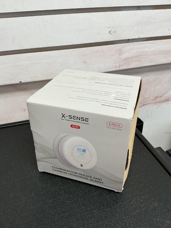 Photo 1 of X-Sense  Detector Carbon Monoxide Detector Combo, 10-Year Battery Smoke Detector with Display, Auto-Check, 3-Pack