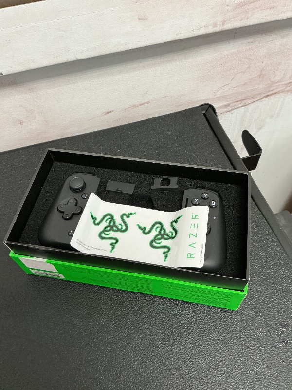 Photo 1 of Razer Kishi V2 Mobile Gaming Controller for Android: Console Quality Controls - Universal Fit - Stream PC, Xbox, PlayStation, Touch Screen Android Games - Customizable Triggers - Ergonomic Design