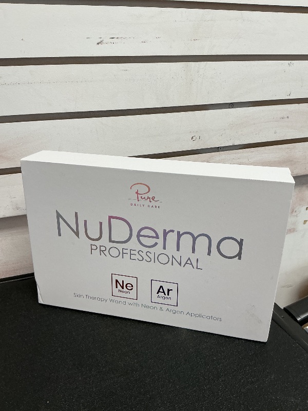 Photo 1 of NuDerma Professional Skin Therapy Wand - Portable Skin Therapy Machine with 6 Neon & Argon Wands – Boost Your Skin – Clear Firm & Tighten