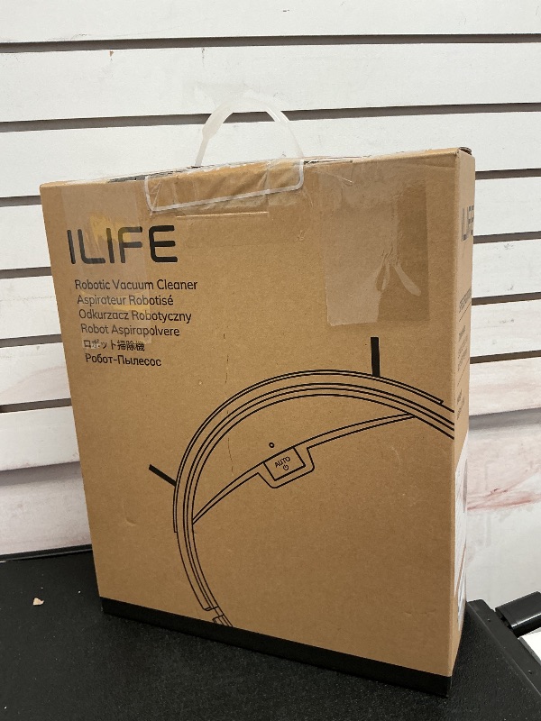 Photo 1 of ILIFE Robot Vacuum and Mop, 3000Pa Strong Suction Robot Vacuum Cleaner, Gyro Navigation, App Control, No Tangle, Compatible with 2.4GHz WiFi, Alexa, Ideal for Hard Floor, Pet Hair, V9