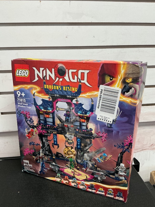 Photo 1 of LEGO NINJAGO Wolf Mask Shadow Dojo Building Toy with 8 Ninja Action Figures Including Kai, NYA, Lloyd and Zane, Kids’ Ninja Master Toy for Independent Play, Toys for 9 Year Old Boys and Girls, 71813