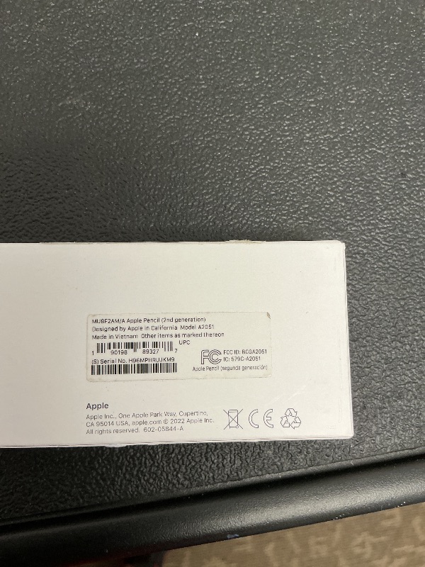 Photo 1 of Apple Pencil (2nd Generation): Device Compatibility Check Required - Pixel-Perfect Precision, Perfect for Note-Taking, Drawing, and Signing documents. Attaches, Charges, and Pairs magnetically.