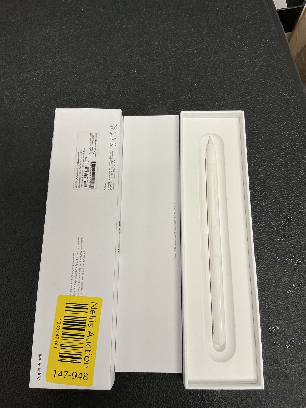 Photo 1 of Apple Pencil (2nd Generation): Device Compatibility Check Required - Pixel-Perfect Precision, Perfect for Note-Taking, Drawing, and Signing documents. Attaches, Charges, and Pairs magnetically.