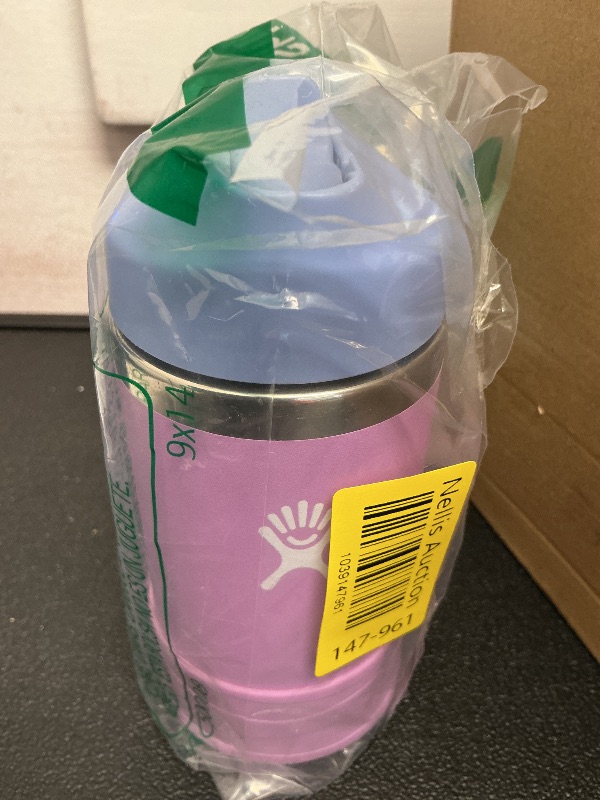 Photo 1 of Hydro Flask 12 Oz Kids Wide Mouth Straw Cap and Boot Anemone