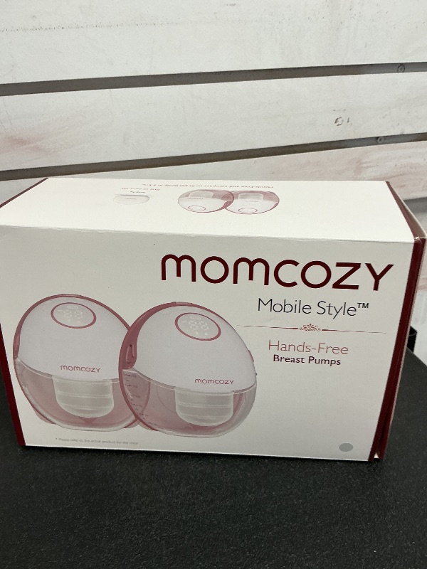 Photo 1 of Momcozy Breast Pump Hands Free Mobile Style | M6, Wearable Breastfeeding Pump Ideal Rhythm for More Milk, DoubleFit Flange More Fit & Discreet with 3 Modes & 9 Levels, 24mm - 2 Pack Quill Gray