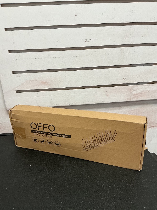 Photo 1 of OFFO Bird Spikes with Stainless Steel Base, Covers 73.7 Feet(22.5m) Durable Bird Spikes Arrow Pigeon Spikes Fence Kit for Keeping Small Bird, Crows and Woodpeckers Away