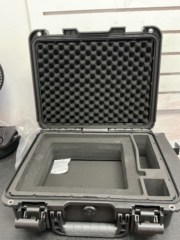 Photo 1 of ZENACCE Waterproof Hard Case Compatible with Starlink Mini, Travel Carrying Case for Starlink Mini Dish, Kickstand, Power Adapter, Pipe Adapter, Cables and Other Accessories (Case Only)