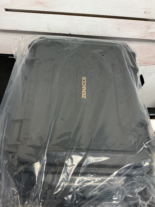 Photo 1 of ZENACCE Waterproof Hard Case Compatible with Starlink Mini, Travel Carrying Case for Starlink Mini Dish, Kickstand, Power Adapter, Pipe Adapter, Cables and Other Accessories (Case Only)