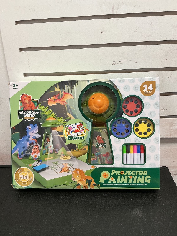 Photo 1 of Drawing Projector for Kids, Tracing Projector for Early Learning Educational Toy Art Supplies, Dinosaur Toys Smart Projection Drawing Board Gift for Boys Girls 6-8 (Dinosaur)