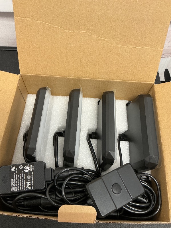 Photo 1 of Nopoor LED Flood Light, RGB Color Changing Flood Lights Outdoor, Smart Low Voltage Landscape Lights with App Control, 2700-6500K, IP65 Pathway Lights for Garden Yards, Holiday Light, Patio Light