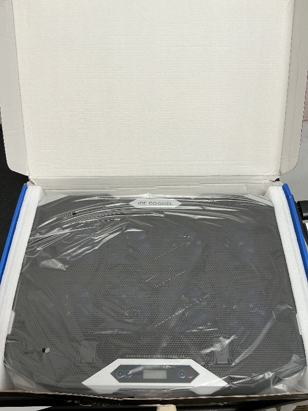 Photo 1 of ICE COOREL Gaming Laptop Cooling Pad with 8 Cooling Fans, Laptop Fan Cooler Pad for 15-17.3 Inch, Notebook Cooler Stand with 6 Height Adjustable, RGB Cooling Pad with Two USB Port + Phone Stand