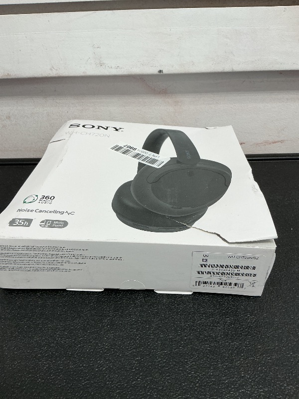 Photo 1 of Sony WH-CH720N Noise Canceling Wireless Headphones Bluetooth Over The Ear Headset with Microphone and Alexa Built-in, Black New