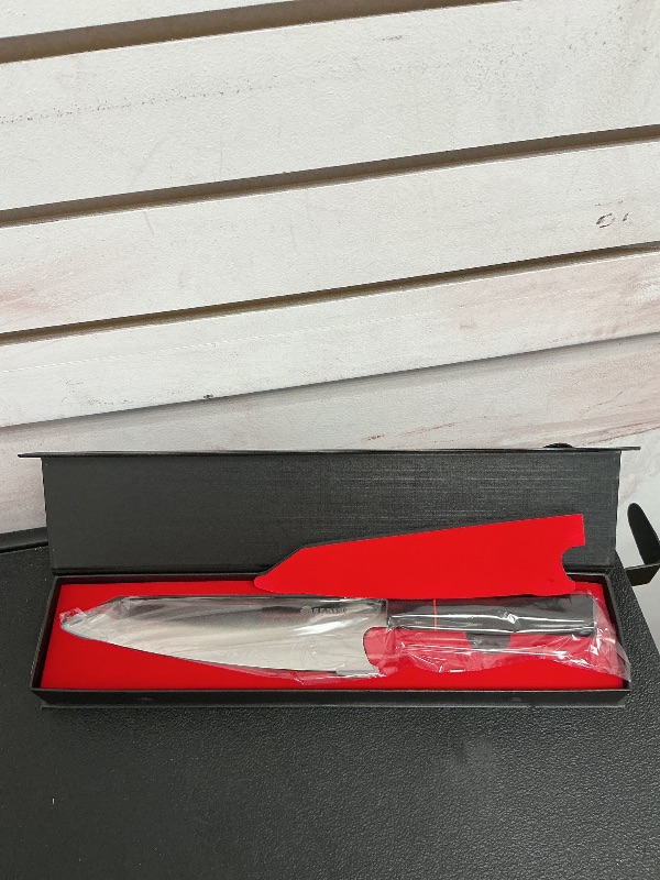 Photo 1 of 8 Inch Chef Knife - 67 Layered Damascus Stainless Steel Kitchen Knife with Ergonomic Handle, Sharp and Durable Knife for Meat & Fish. Japanese Kiritsuke Knife for Home and Professionals