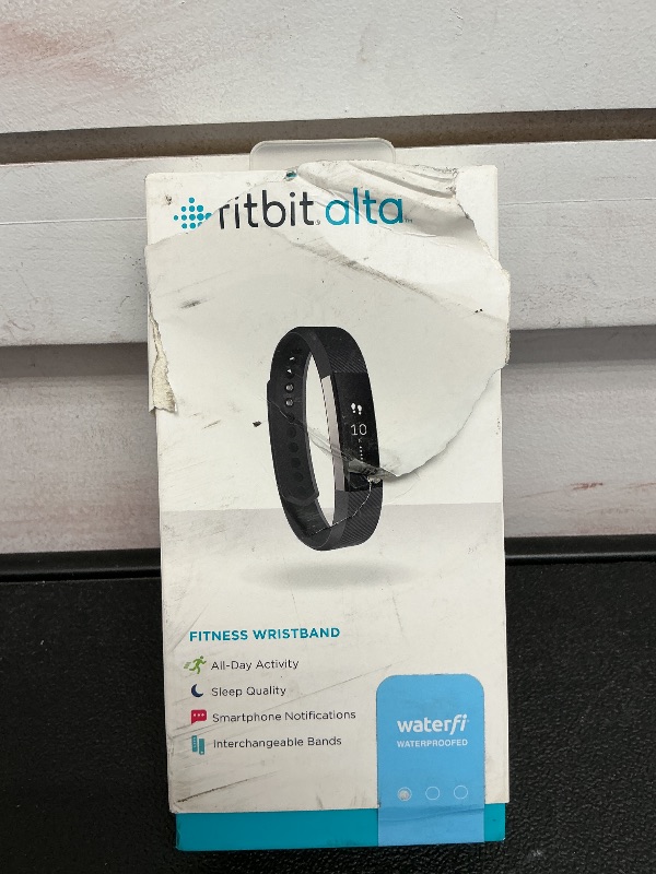 Photo 1 of Fitbit FB406BKL Alta Fitness Tracker - Black - Large (6.7 - 8.1 Inch)