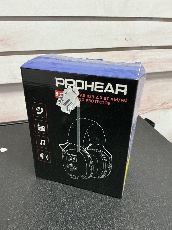 Photo 1 of PROHEAR 033 Bluetooth FM/AM Radio Hearing Protection Headphones (Upgraded)