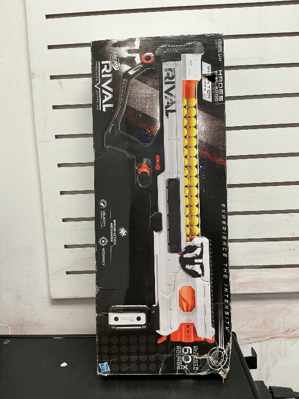 Photo 1 of Nerf Rival Phantom Corps Hades XVIII-6000 Blaster with Rival Ammo and Colored Flags for Ages 14+ (Amazon Exclusive)