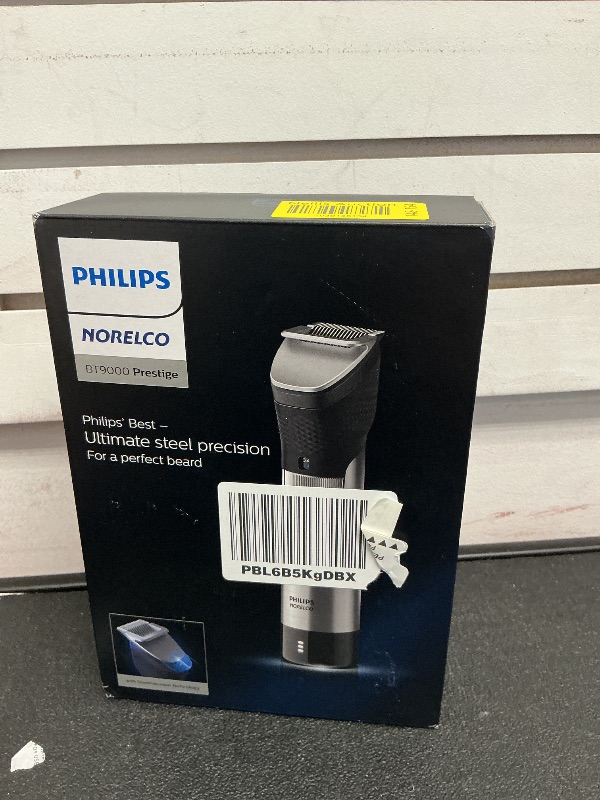 Photo 1 of Philips Norelco Series 9000, Ultimate Precision Beard and Hair Trimmer with Beard Sense Technology for an Even Trim, BT9810/40