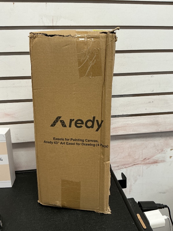 Photo 1 of Easels for Painting Canvas, Aredy 66" Art Easel for Drawing, Portable Painting Easel Stand, Metal Table Top Easel (4 Pack)