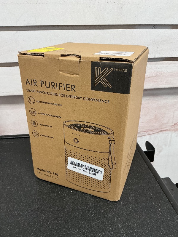Photo 1 of Air Purifiers for Bedroom Home, KOIOS H13 True HEPA Filter Air Purifiers for Desktop Office Car Pets with USB Cable, Small Air Cleaner, Night Light, Timer, Remove Smoke, Dust, Odors, Pollen
