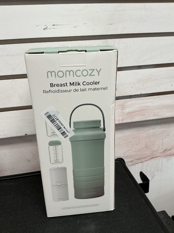 Photo 1 of Momcozy 22oz Portable Breast Milk Cooler for Outdoor, Life Saver with 360° Total Cooling for 24 Hours, Larger Capacity Travel Breastmilk Chiller with 2pcs Baby Bottles for Breastmilk Storage, Green
