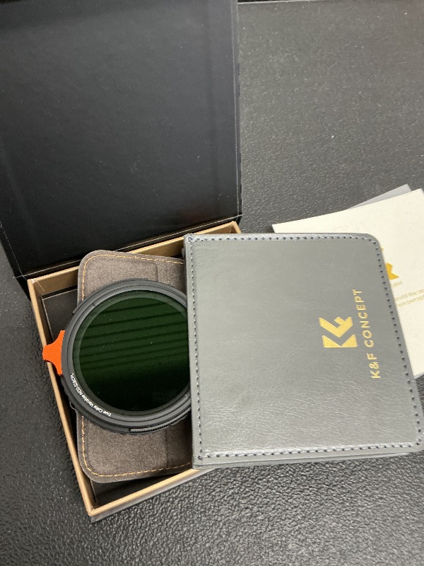 Photo 1 of K&F Concept 58mm True Color Variable Fader ND2-32 ND Filter and CPL Circular Polarizing Lens Filter in 1 for Camera Lens Neutral Density Polarizer Filter (Nano-X Series)