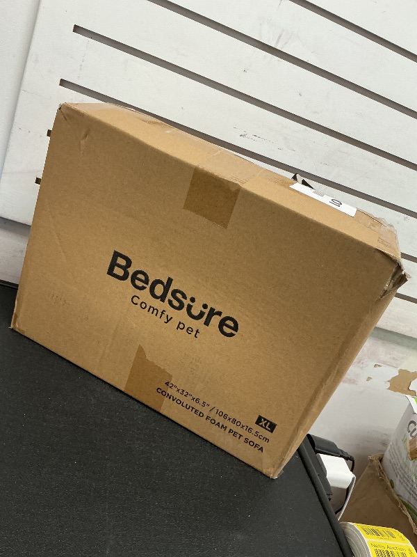 Photo 1 of Bedsure Orthopedic Dog Bed for Extra Large Dogs - XL Washable Dog Sofa Beds Large, Supportive Foam Pet Couch Bed with Removable Washable Cover, Waterproof Lining and Nonskid Bottom, Brown