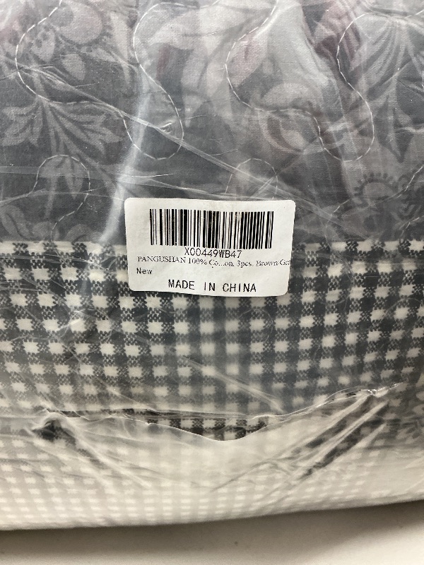 Photo 1 of PANGU SHAN 3 piece quilt set 100% cotton 