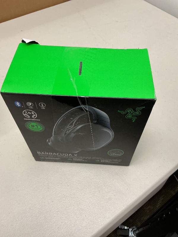 Photo 1 of Razer Barracuda X Wireless Gaming & Mobile Headset (PC, PlayStation, Switch, Android, iOS): 2.4GHz Wireless + Bluetooth - Lightweight - 40mm Drivers - Detachable Mic - 50 Hr Battery - Black